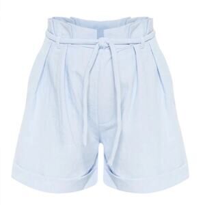 PrettyLittleThing Lilac Linen Shorts Size 6